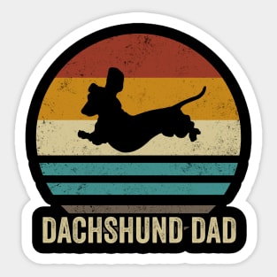 Dachshund Dad - Love Dogs Sticker